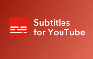 Subtitles for YouTube